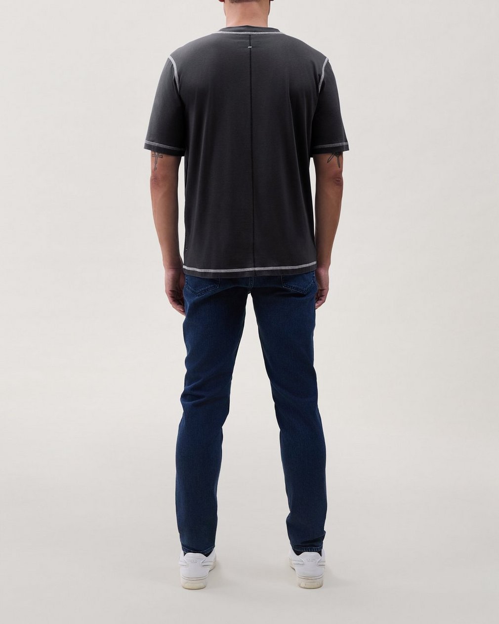 Matthew Relaxed T Shirt Black - Image 2