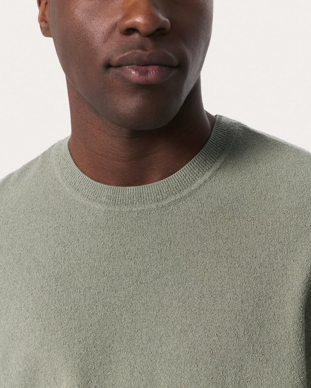 Zuma Knit T Shirt Leaf Grey - Image 4