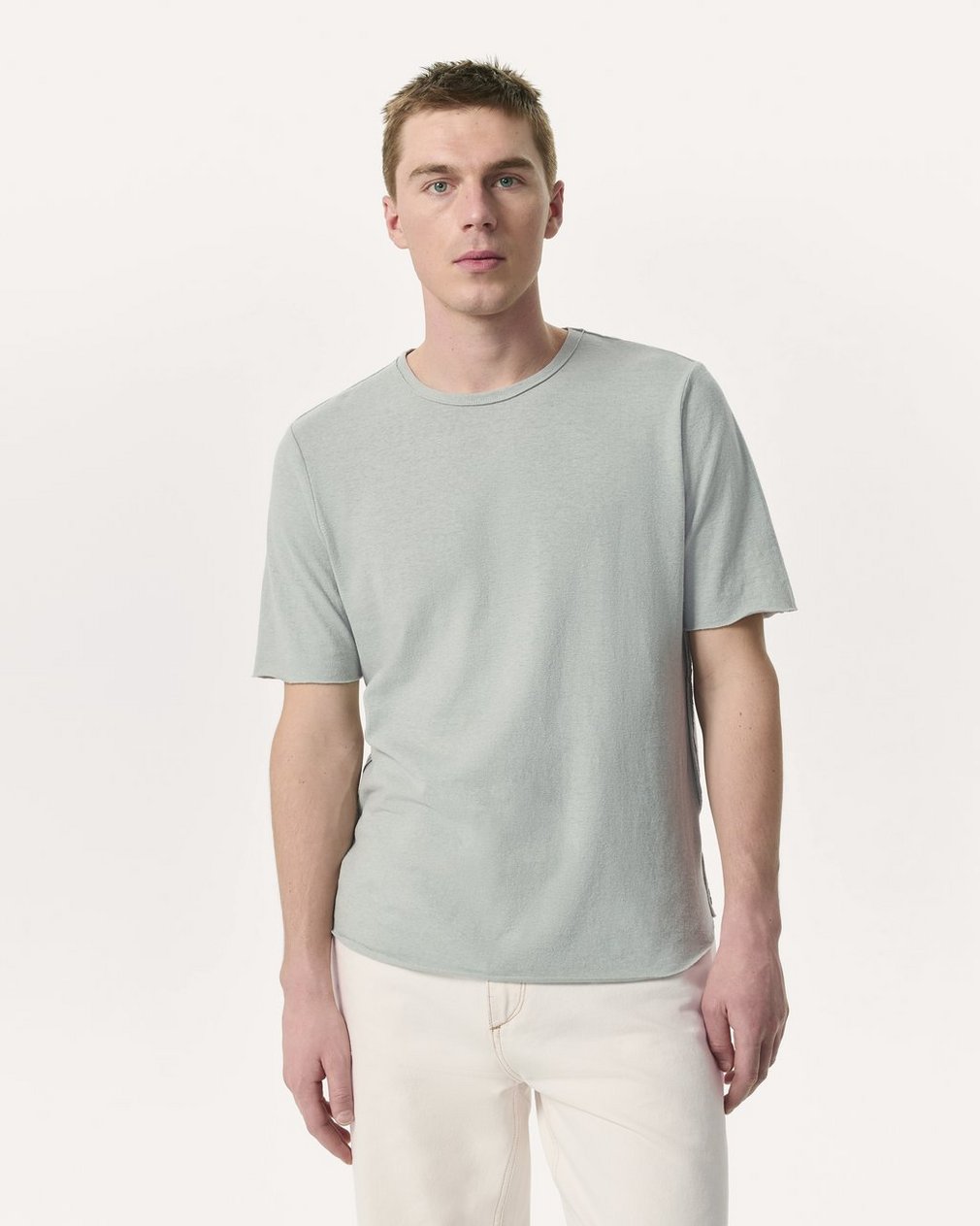 Devin Lightweight Jersey T-Shirt Belgian Gray - Image 2
