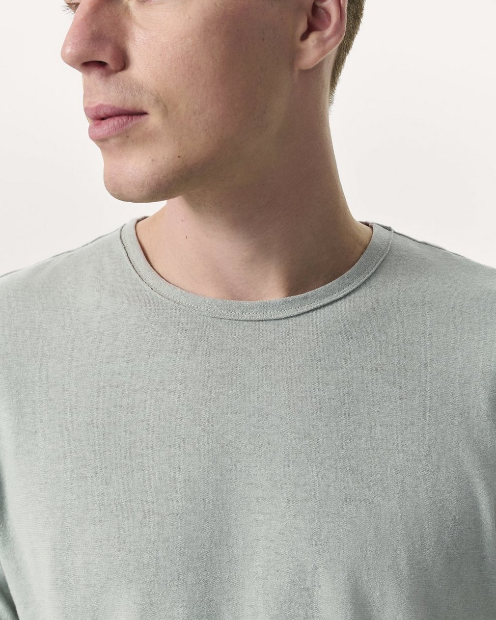 Devin Lightweight Jersey T-Shirt Belgian Gray - Image 3