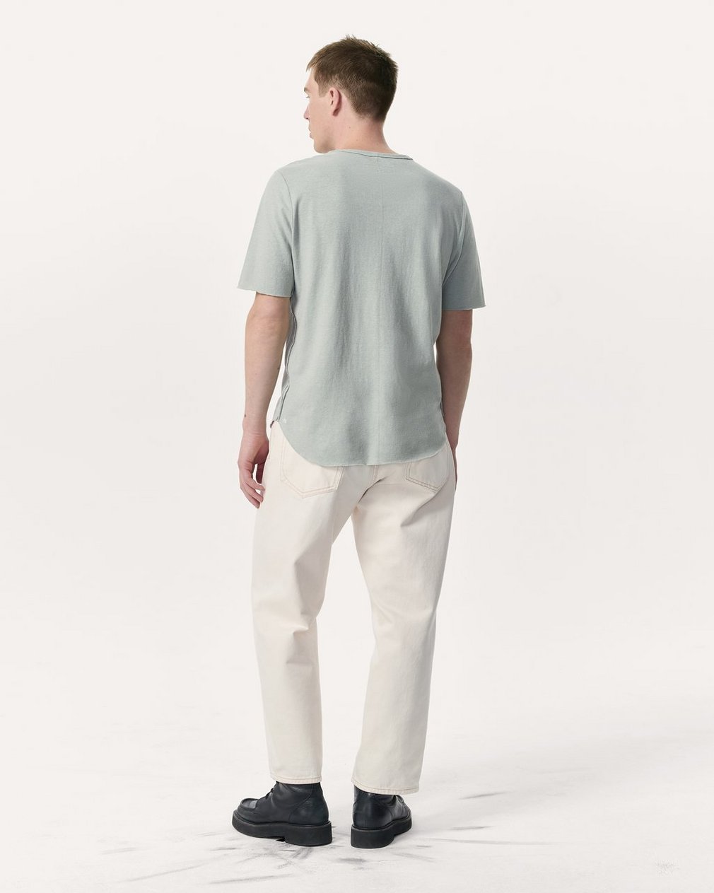 Devin Lightweight Jersey T-Shirt Belgian Gray - Image 5