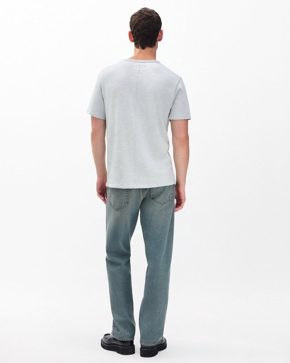 Classic Flame T Shirt Grey Ice - Image 5