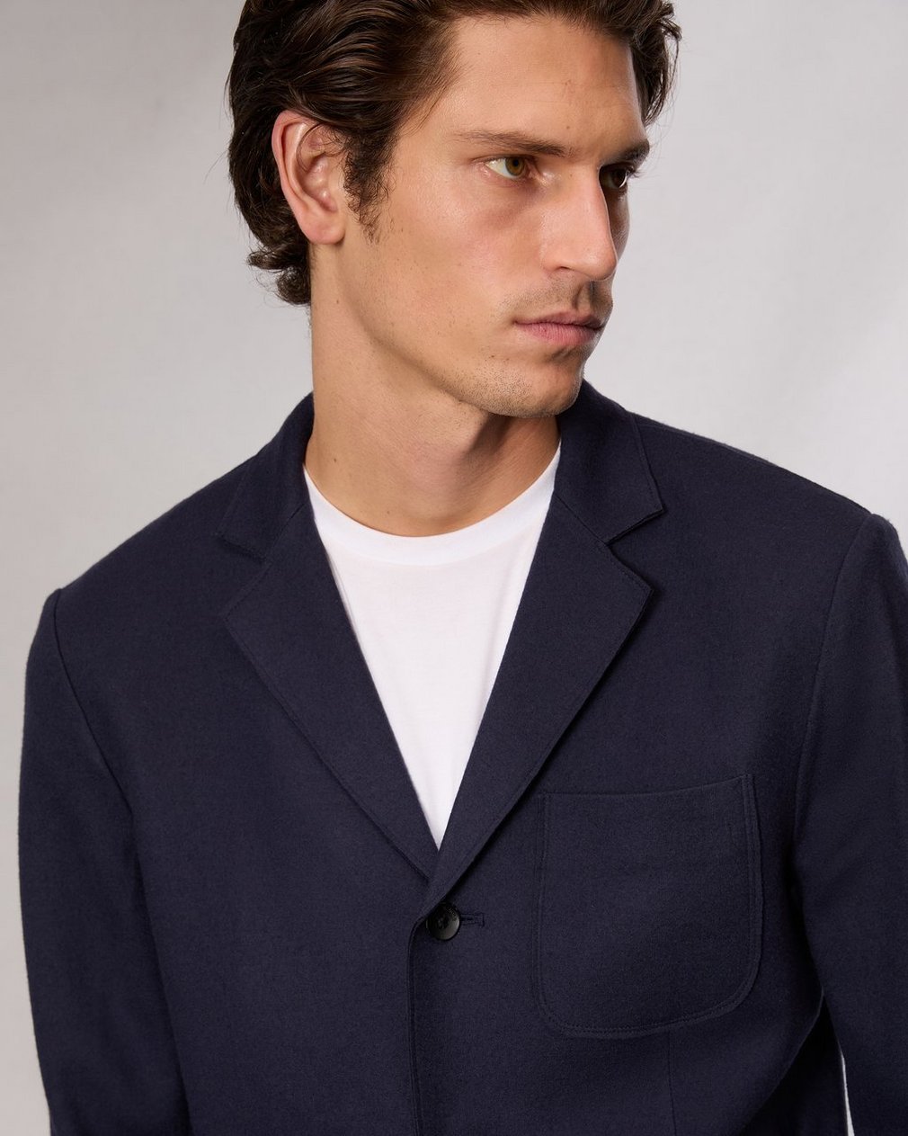 Achilles Knit Blazer Dark Sapphire - Image 6