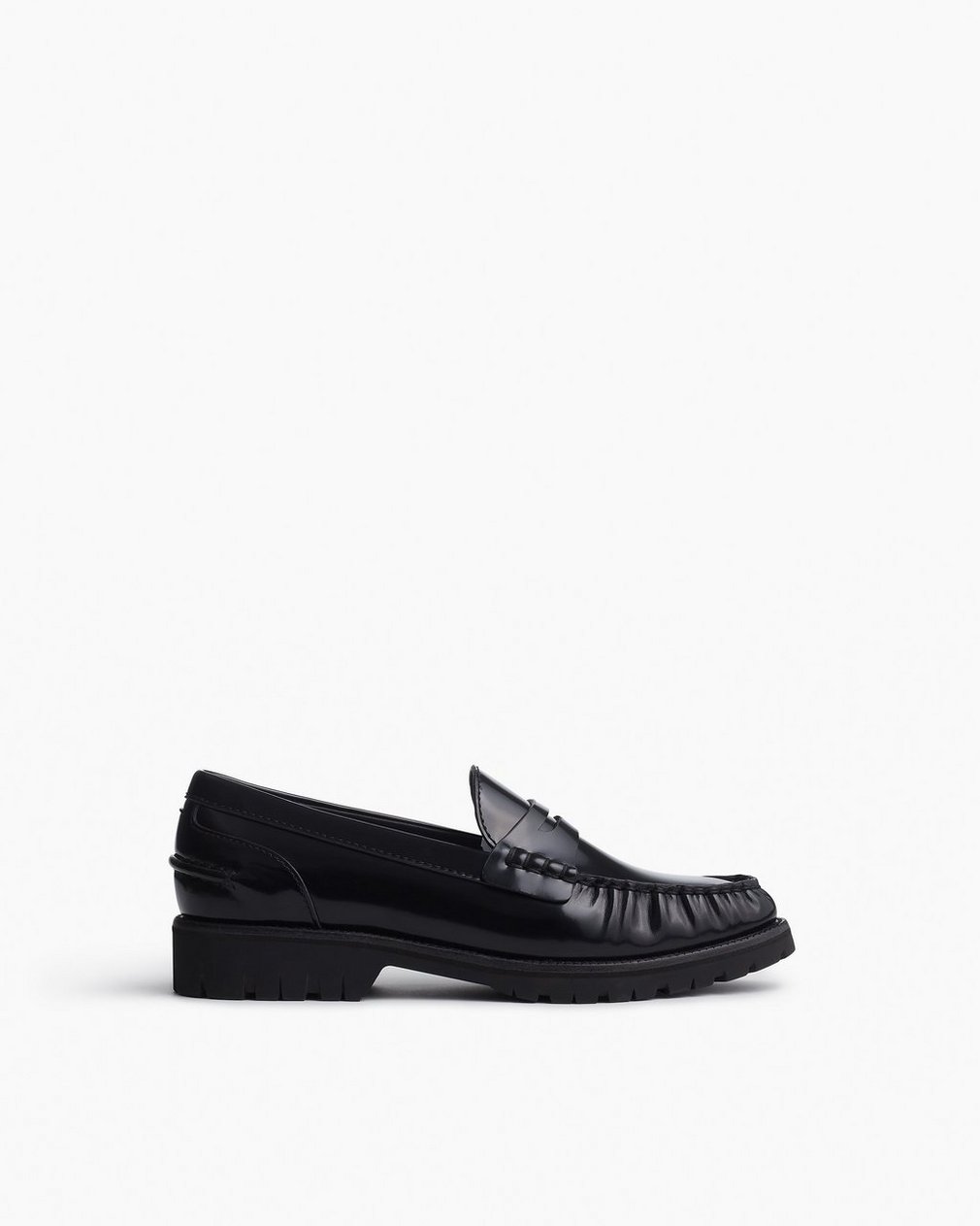 Chris Leather Loafers Black