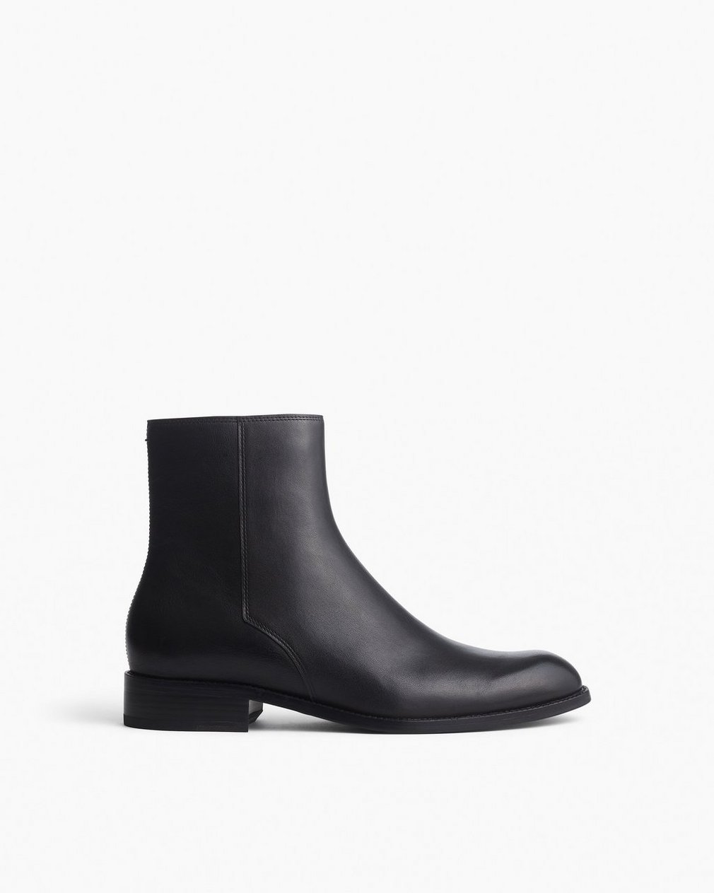 Angelo Leather Ankle Boots Black
