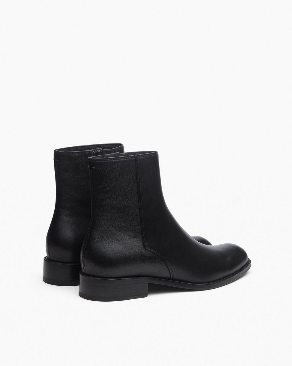 Angelo Leather Ankle Boots Black - Image 4