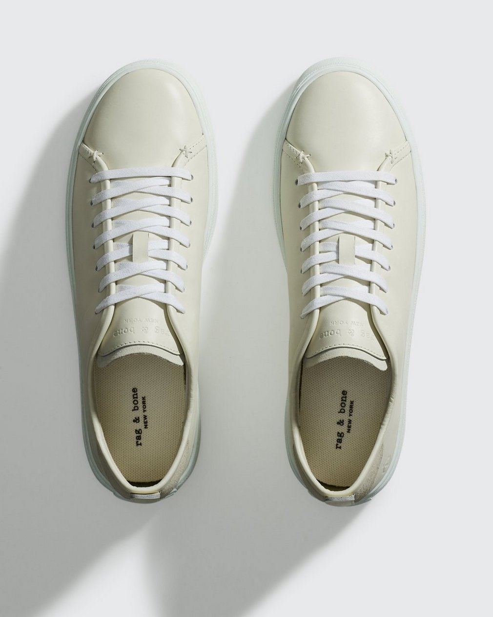 Perry Leather Sneaker Off Wht - Image 4