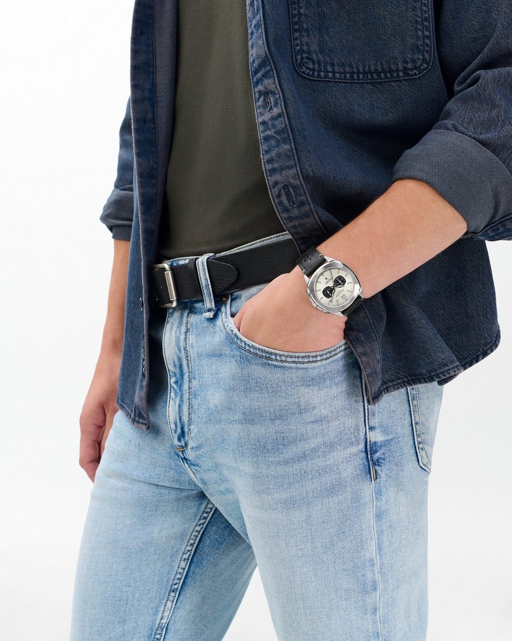Bleeker Chronograph Watch, 42mm Black - Image 7