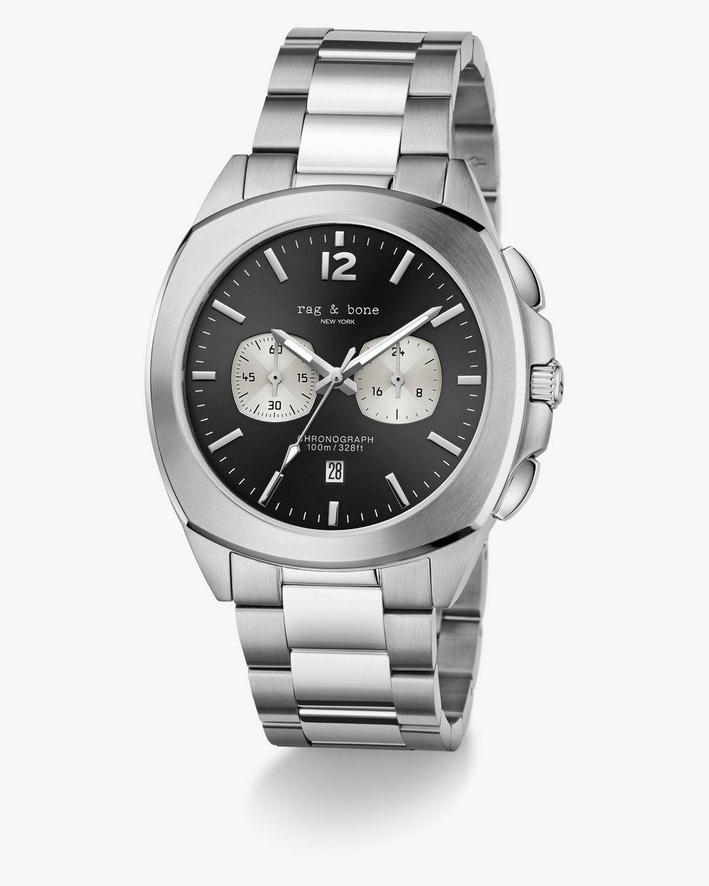 Bleeker Chronograph Bracelet Watch, 42mm Silver - Image 3