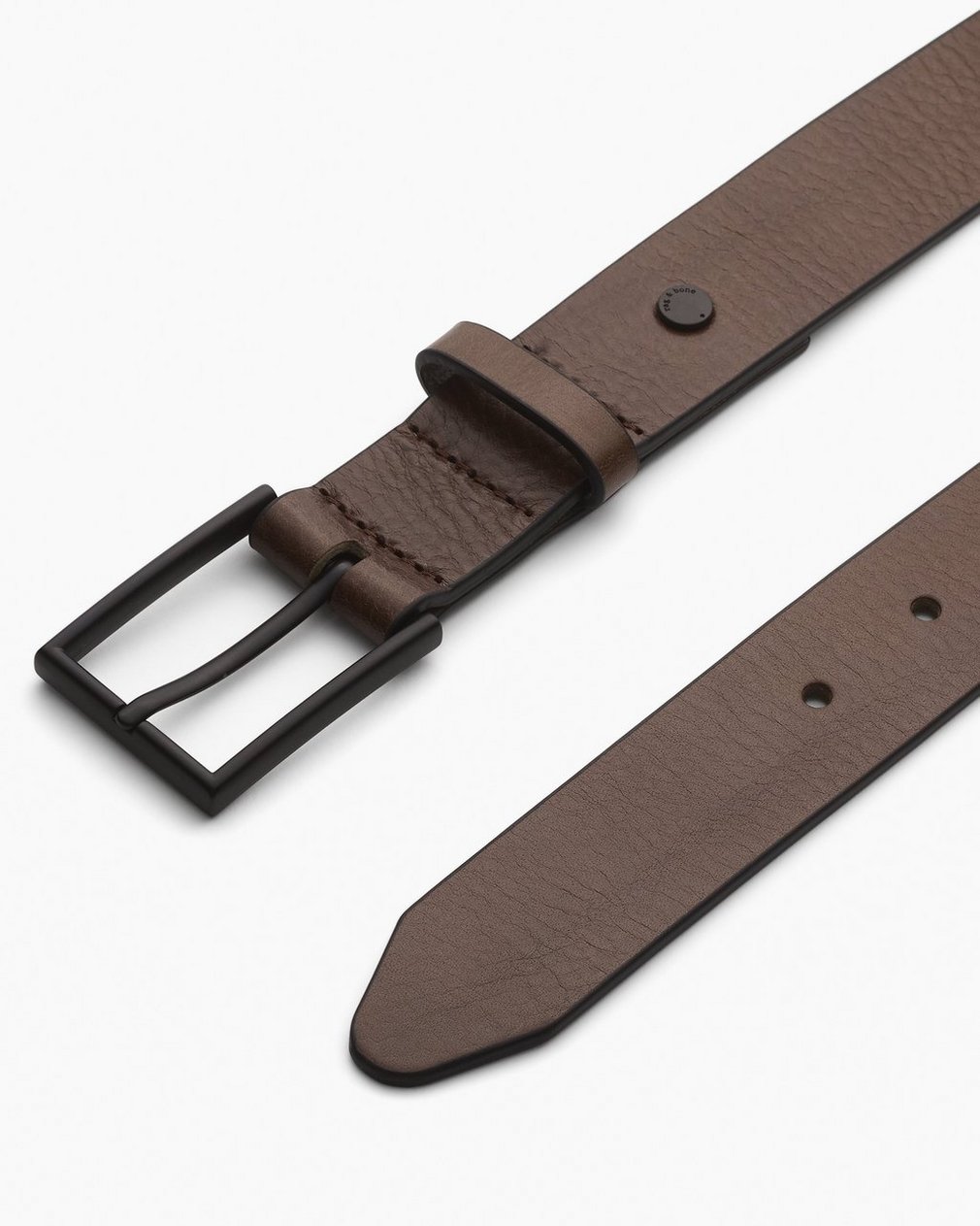 Parker Leather Belt Dark Clove - Image 3