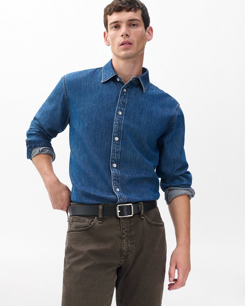 Evan Leather Belt Black - Image 2
