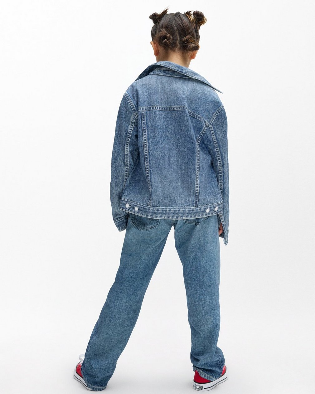 Mini Miramar Trucker Jacket Scarlet - Image 2