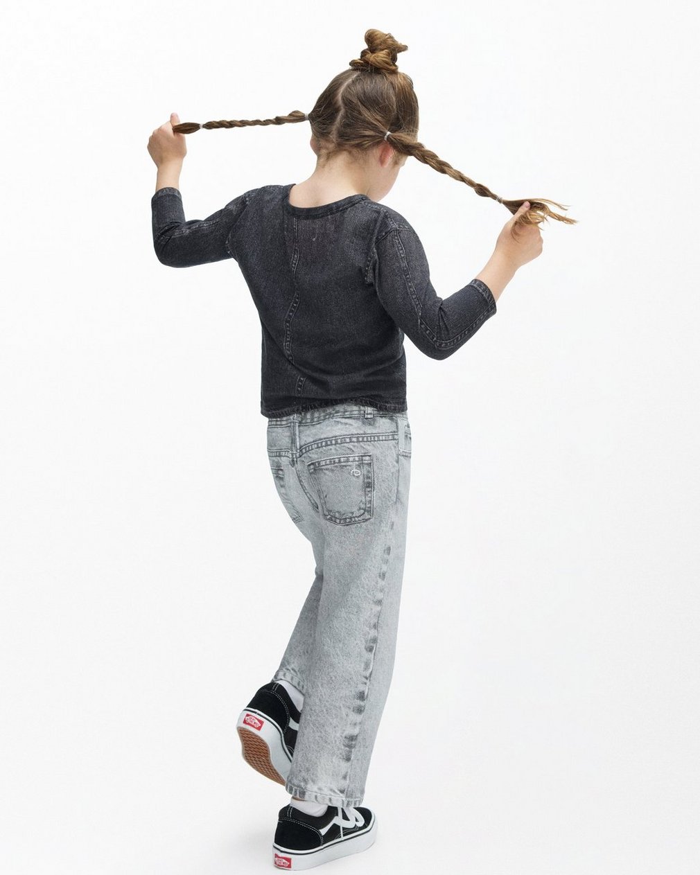 Mini Miramar Wide-Leg Pants Icy Grey - Image 2
