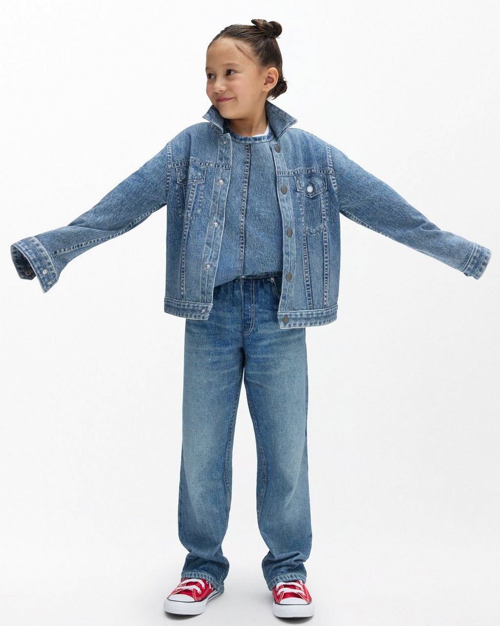 Mini Miramar Trucker Jacket Scarlet